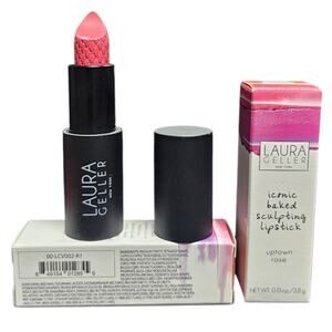 Laura Geller Iconic Baked Sculpting Lipstick in the Shade Uptown Rose New in Box
